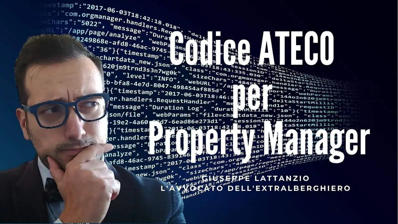 L'unico Codice ATECO per il Property Manager