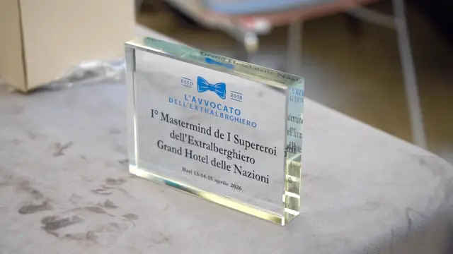 Consegna dei riconoscimenti al Mastermind Extralberghiero di Bari (13 di 16)